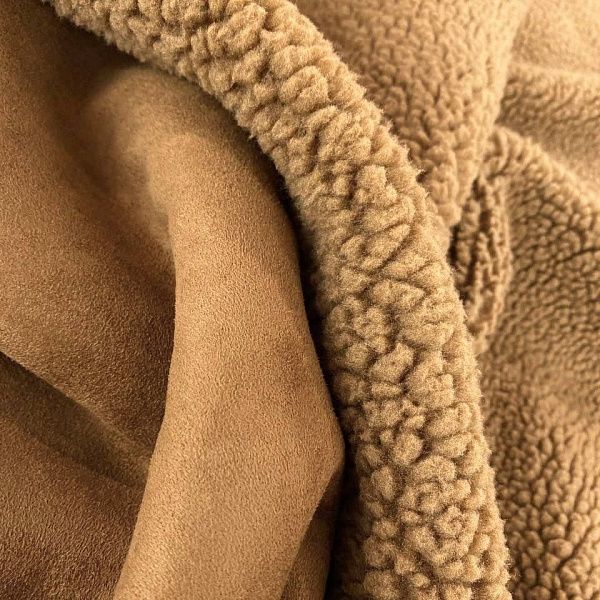 Искусственный мех "Тедди" на замше Max Mara