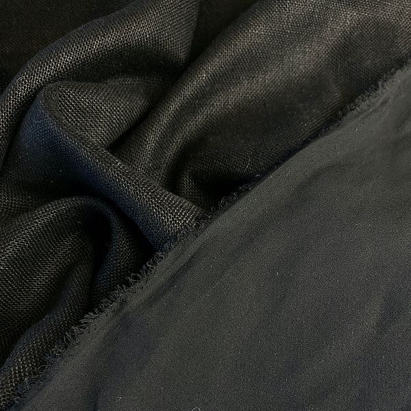 Костюмно-плательный лен на дублерине Paul Smith